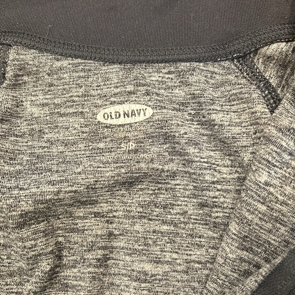 old navy activewear long sleeve gray quarter zip size small - Picture 6 of 7